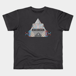 Classic Art Deco Capital Building Kids T-Shirt